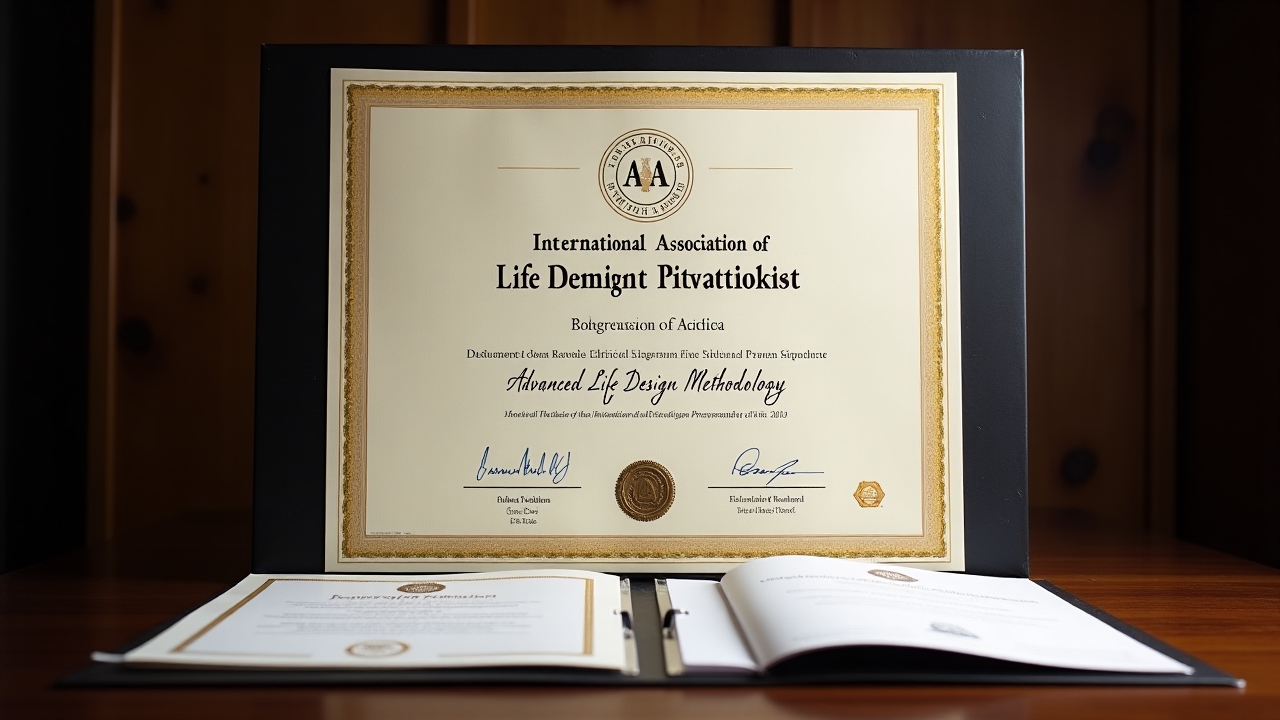 Сертификат по методологии дизайна жизни